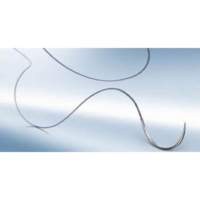 Sutura reabsorvible monofilamento con aguja curva insertada. Sutura reabsorvible monofilamento con aguja curva insertada.