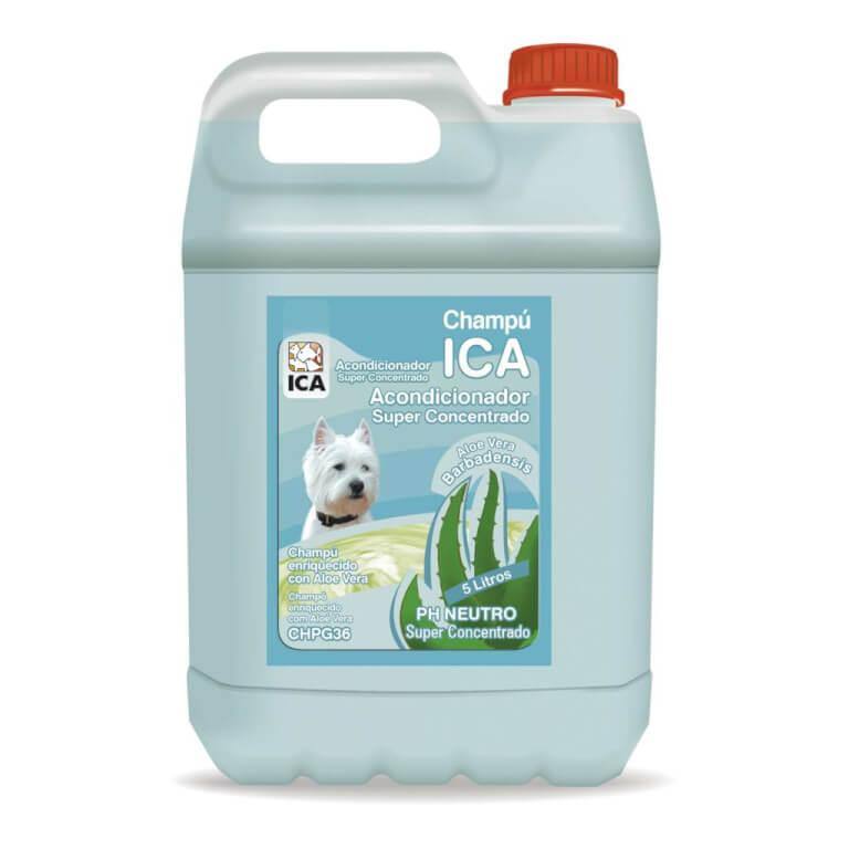 Champú acondicionador aloe vera para perros.