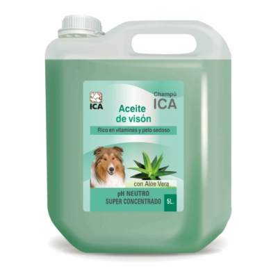 Champú ICA para perros con Aceite de Jojoba y Aloe Vera
