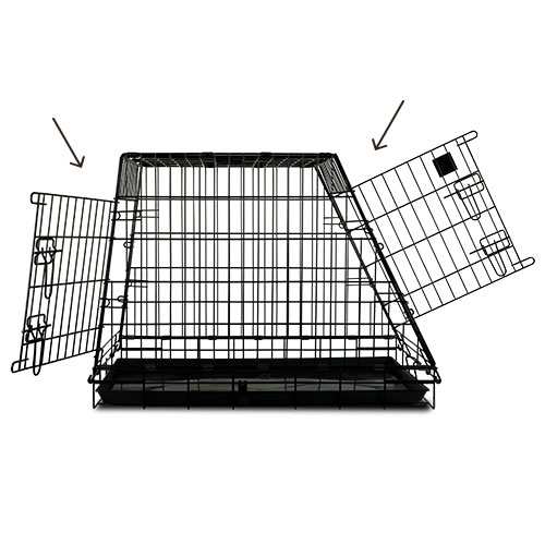 Jaula metálica plegable especial para coches