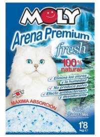 Arena premium de sílice para gatos Arena premium de sílice para gatos