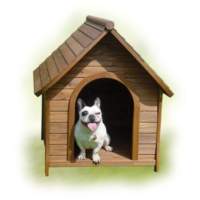 Caseta de madera para mascotas Nature Caseta de madera para mascotas Nature