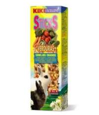 Barritas con verduras para conejos enanos Kiki. Barritas con verduras para conejos enanos Kiki.