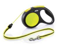 Correa flexi neón con cordón. Correa flexi neón con cordón.